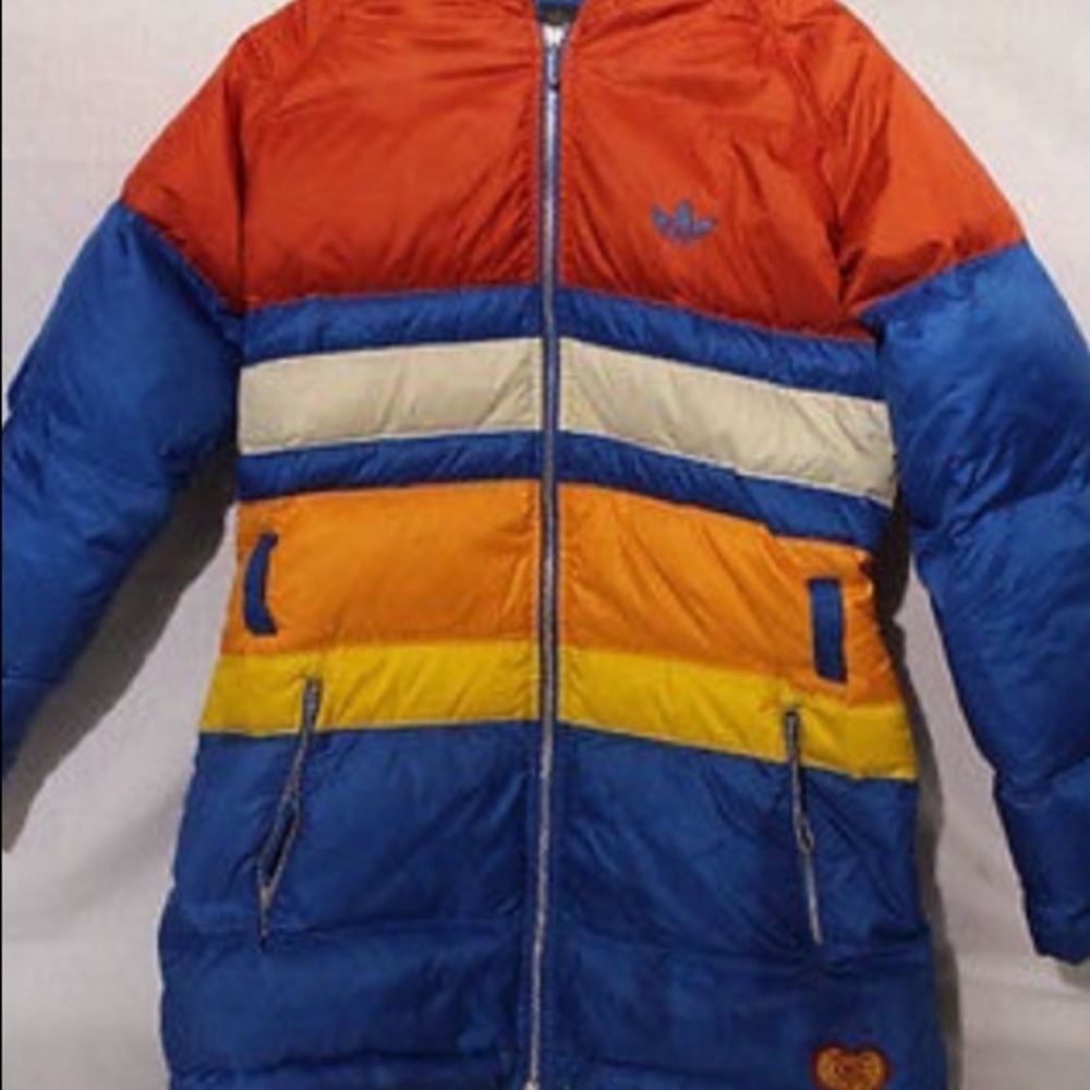 Vintage Adidas Carlos Gruber down puffy coat
